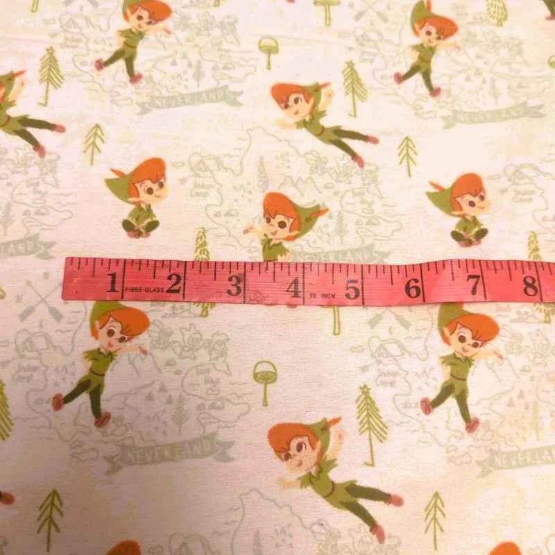 Disney's Peter Pan FLANNEL on Cream, Camelot Fabrics