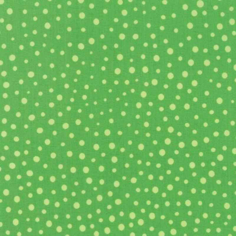 Dot Fabric. Dots Green by Me & My Sister