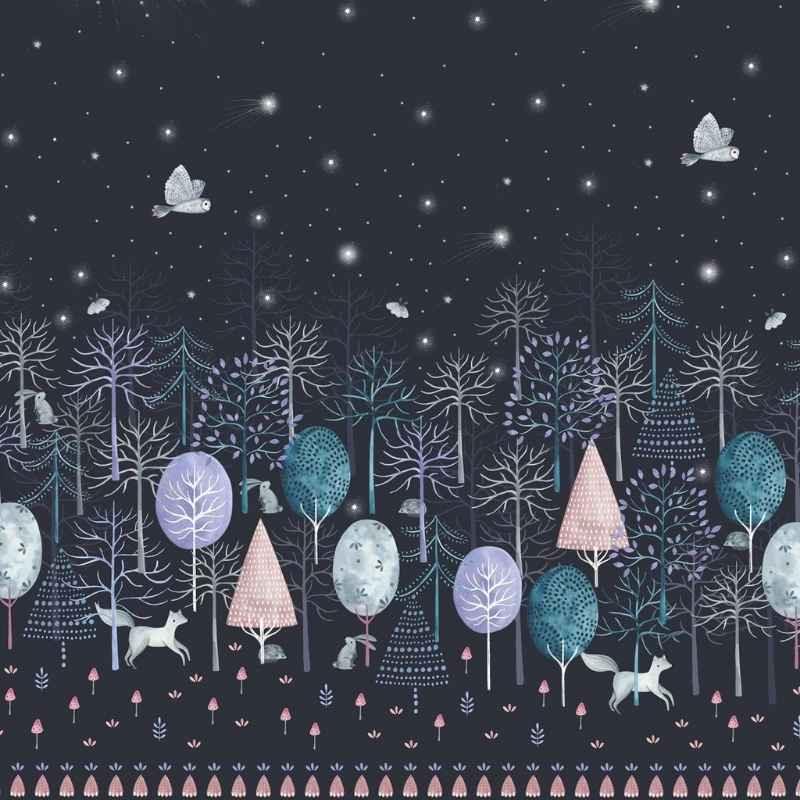 Double Border Fabric Print Dashwood Studio - Nightfall 1937 - Fabric Design Treasures