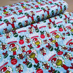 Dr. Seuss Christmas FLANNEL, Grinch and Cindy Lou