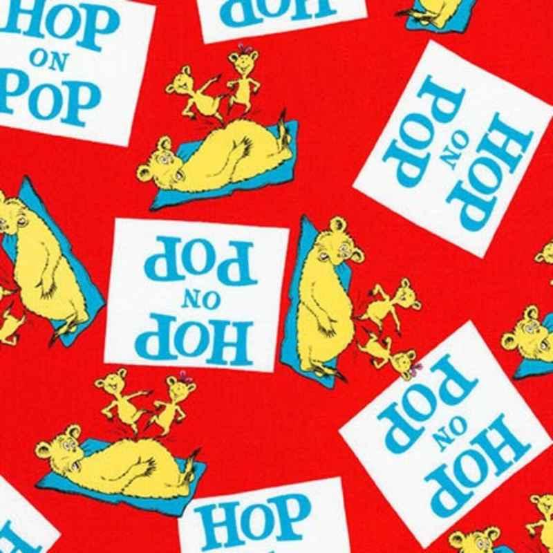 Dr Seuss Hop on Pop on Red
