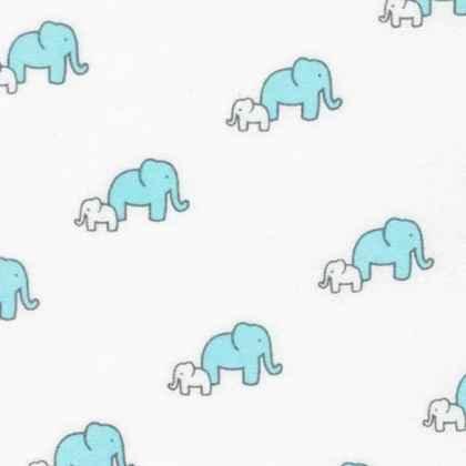 Elephant FLANNEL, Little Safari Cozy Cotton Flannel