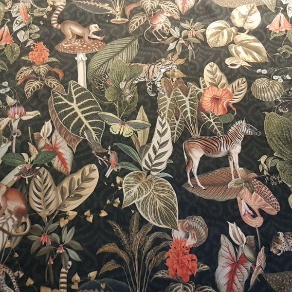 Empire Jungle Velvet Digitally Printed - Fabric Design Treasures