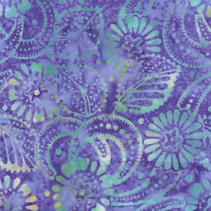 Fantasy Tonga, Cacti Flower Punch, Batik Fabric
