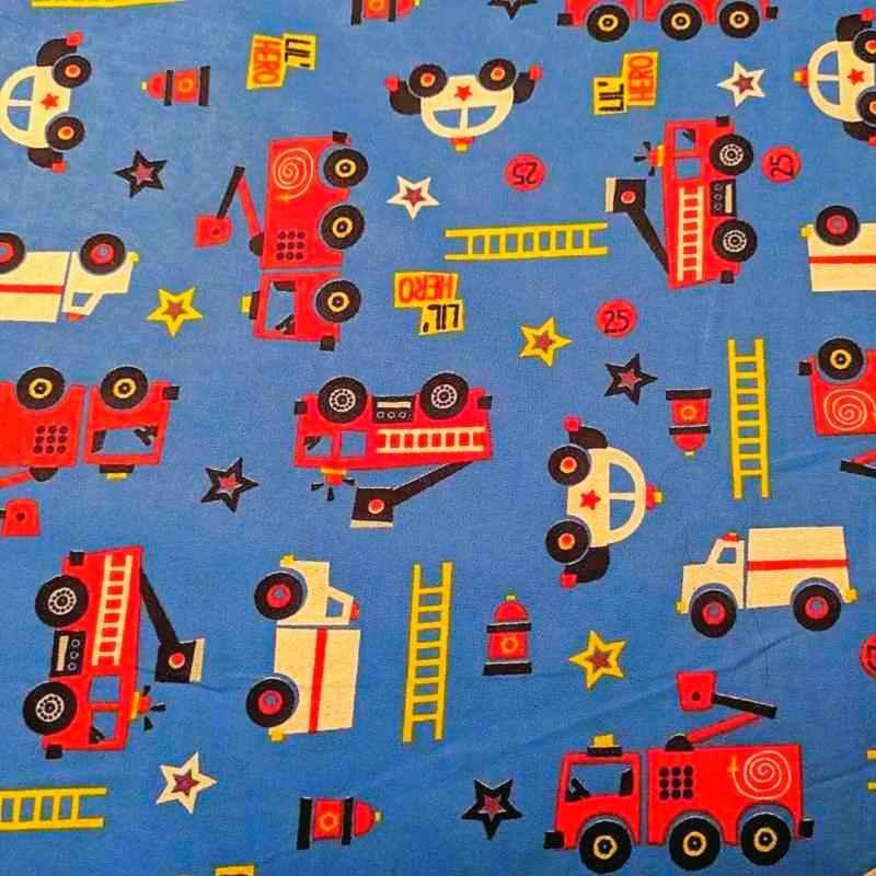 First Responder FLANNEL, Lil Hero Flannel Fabric