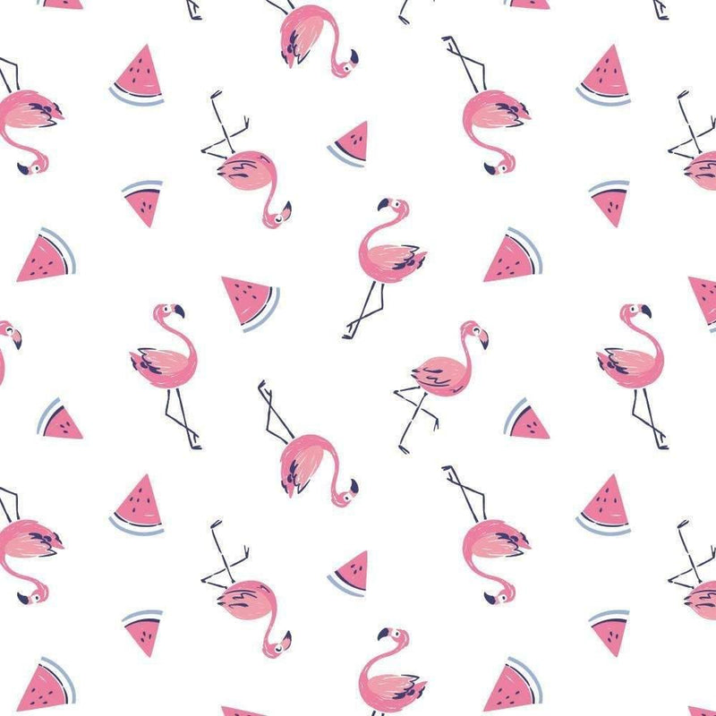 Flamingo Fabric and Watermelon Fabric