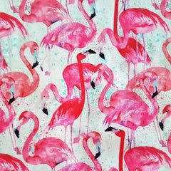 Flamingo Fabric, Digital Printed, ZoZo Designs