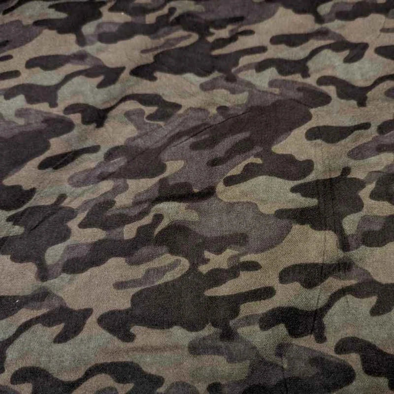 FLANNEL Camo Beige, Brown and Black Camouflage Army