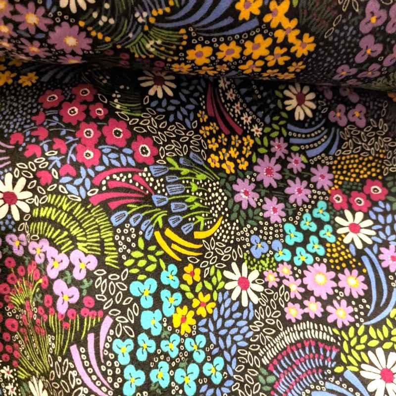 Floral Cozy Flannel by Whistler Studio - Oeko-Tex Certified