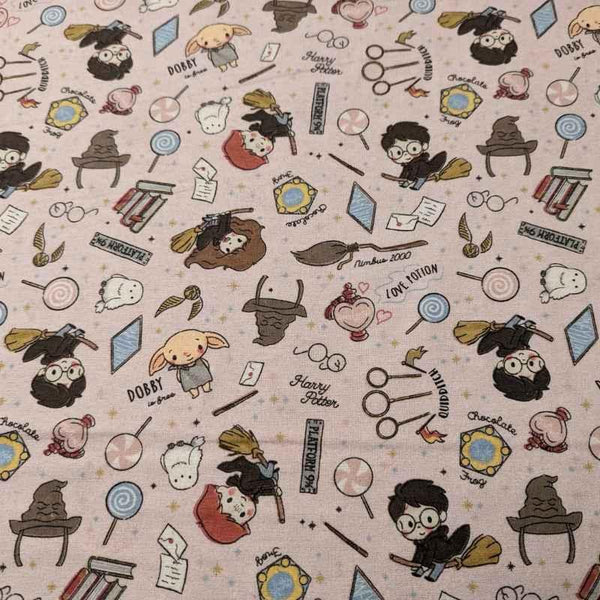 Harry Potter FLANNEL, Wizarding World – Fabric Design Treasures