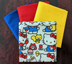 Hello Kitty and Solid Colored Fat Quarter Bundle I Cotton Fabric