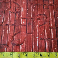 Horse shoe fabric, Red Barn, Reclaimed West Collection