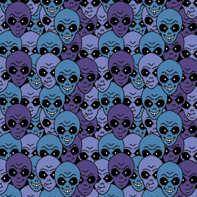I Want to Believe Collection Pack Terrestrials Purple Cotton