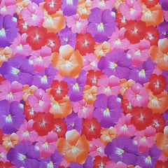 Keepsake Calico Quilt Fabric, Packed Pink and Violet Floral
