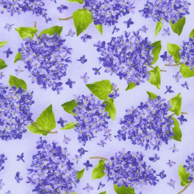 Lavender Flowerhouse FLANNEL, Robert Kaufman