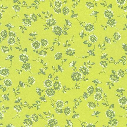 London Calling Lemon Flowers Quilting Cotton - Fabric Design Treasures