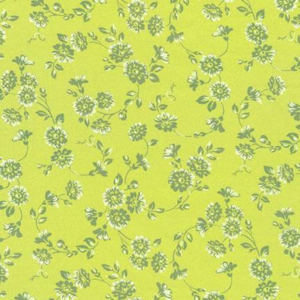 London Calling Lemon Flowers Quilting Cotton