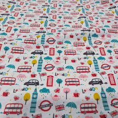 London Charm FLANNEL by Camelot Fabrics | Fabric Design Treasures