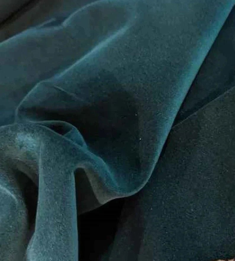 Lush VELVETEEN Fabric Wholesale in Solid Hunter Green