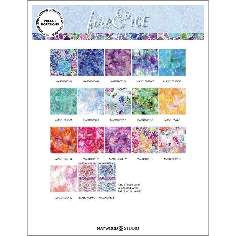 Maywood Studio Fire & Ice Fat Quarter Bundle FQ-MASFIR