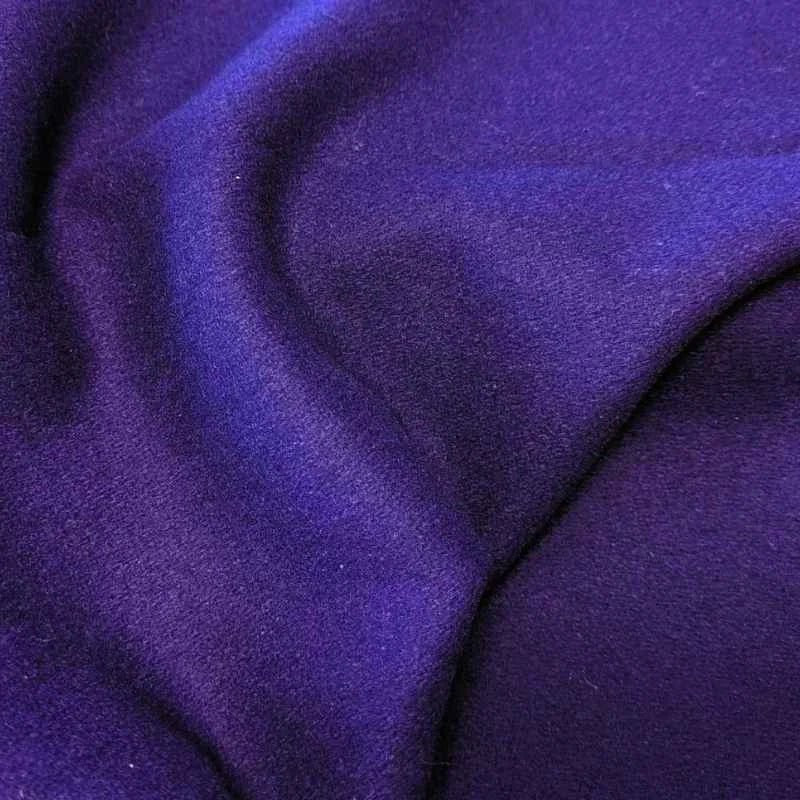 Melton Wool in Imperial Purple