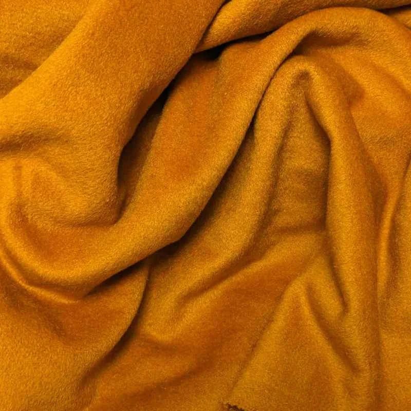 Melton Wool in Mustard