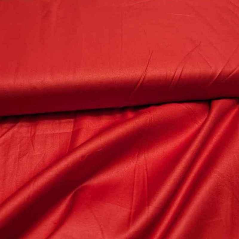 Mercer Sateen in Cranberry Red