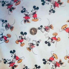 Mickey Mouse Cotton Fabric Springs Creative