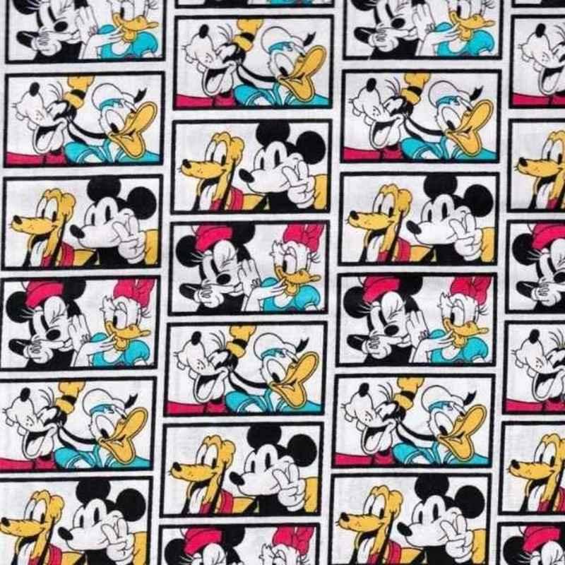 Mickey Mouse Fabric, Mickey and Friends