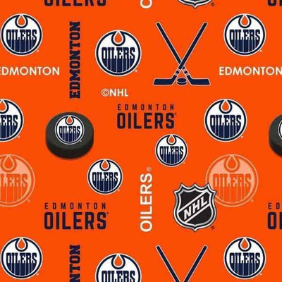 Minky Edmonton Oilers Licensed NHL - Sykel Minky 1/2 Yard