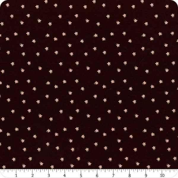 Modern Farmhouse Sparkle Black Mini Floral Cotton Fabric