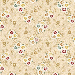 Modern Floral Wide Back, Sunwashed Romance 108, Q1124-40 | Fabric Design Treasures