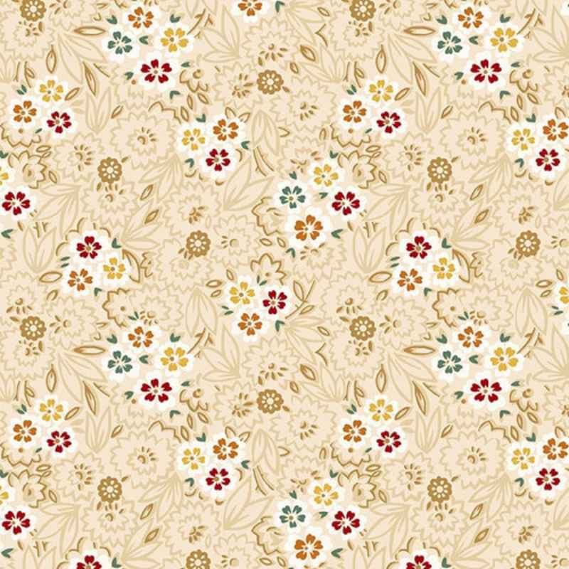 Modern Floral Wide Back, Sunwashed Romance 108, Q1124-40 | Fabric Design Treasures