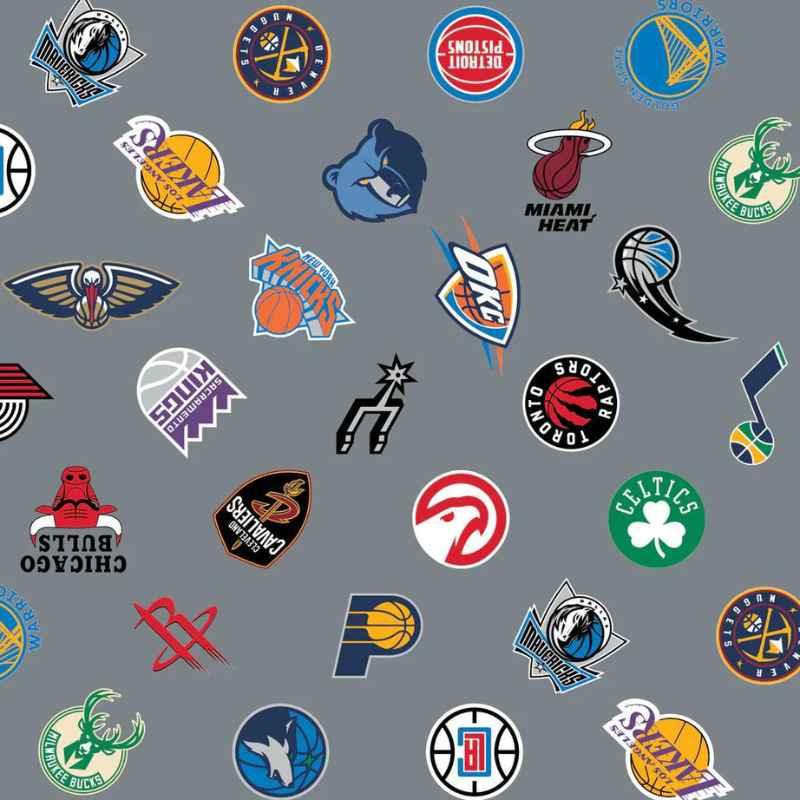NBA Collection - All Team Logo by the Yard, 2 Yard Cotton Cut