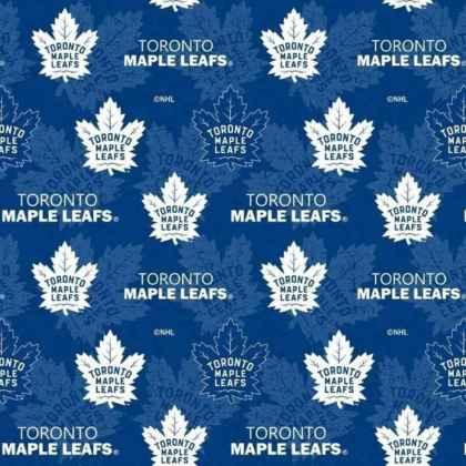 New Toronto Maple Leafs NHL Hockey fabric