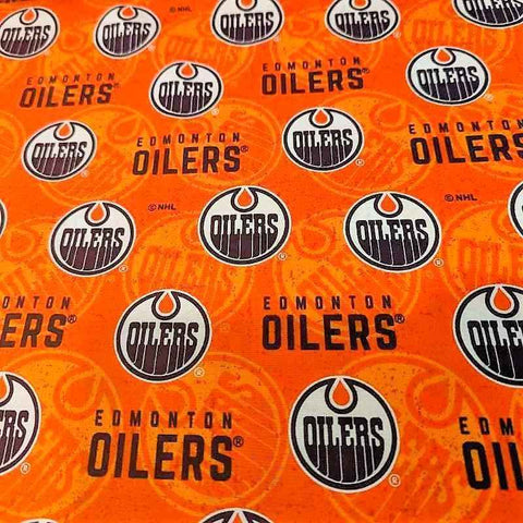 NHL Edmonton Oilers Hockey Fabric