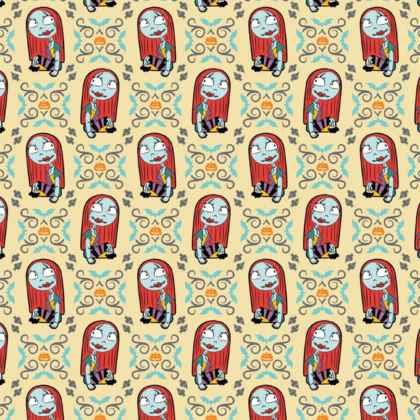 Valentine Fabric, Nightmare Before Christmas Fabric – Fabric Design  Treasures