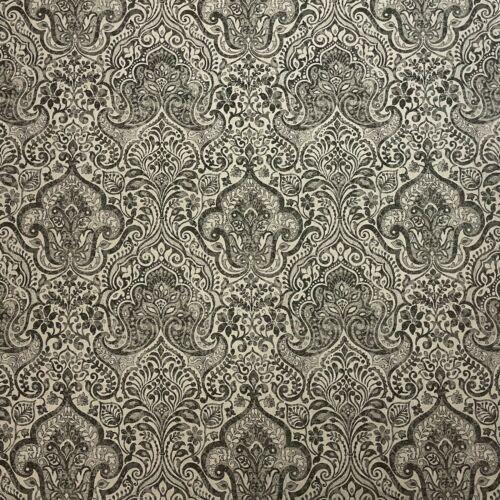 NOBLE Stof France 100% Linen Noble Gris/Fond Linen Fabric | Fabric Design Treasures