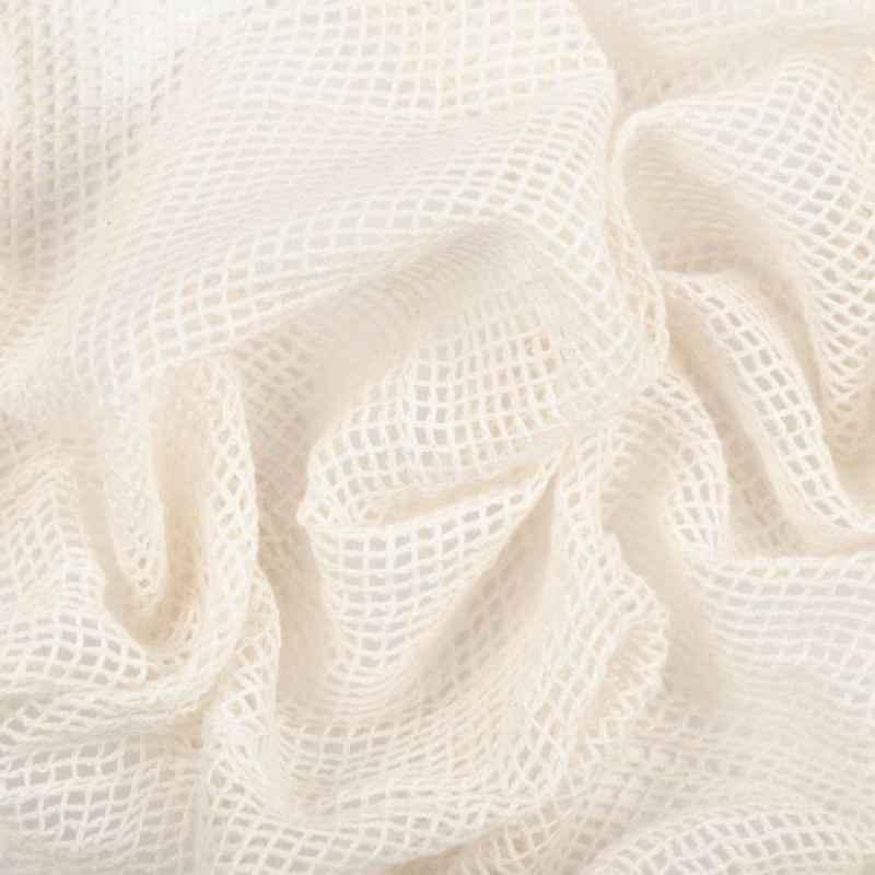 Organic Cotton Mesh, Natural Color | Fabric Design Treasures