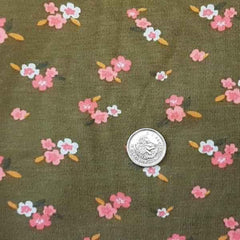 Organic Jersey Knit, Oeko-Tex Standard 100 - Lovely Flowers | Fabric Design Treasures