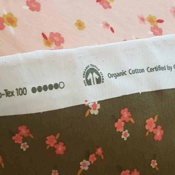 Organic Jersey Knit, Oeko-Tex Standard 100 - Lovely Flowers | Fabric Design Treasures