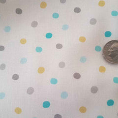 Organic Polka Dot Fabric, Dot Fabric, 100% Cotton Fabric | Fabric Design Treasures
