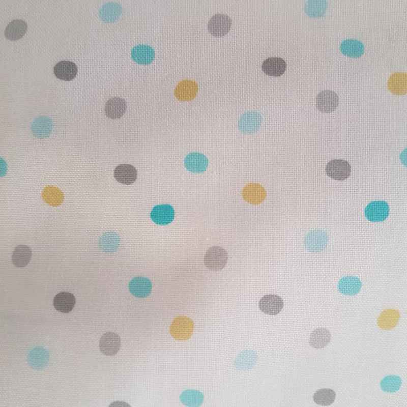 Organic Polka Dot Fabric, Dot Fabric, 100% Cotton Fabric | Fabric Design Treasures