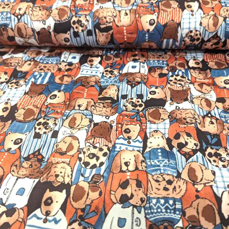 Packed Dog Laminated Waterproof PUL Fabric | Fabric Design Treasures