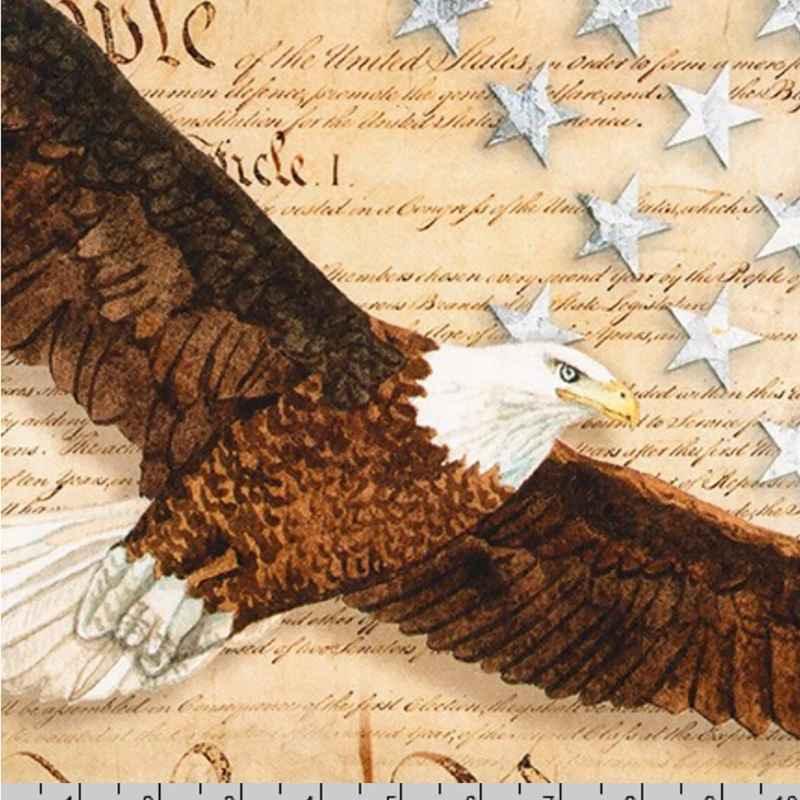 Patriots Digital Americana We the People Eagle Panel | Fabric Design Treasures