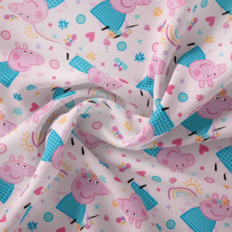 Peppa Maker's Delight, Peppa Pig Hand Made, Pink | Fabric Design Treasures