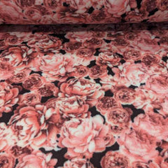 Pink Florals Allover Anti-Pill Polar Fleece | Fabric Design Treasures