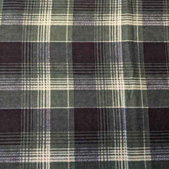 Plaid FLANNEL, Black and Green Plaid FLANNEL fabric | Fabric Design Treasures
