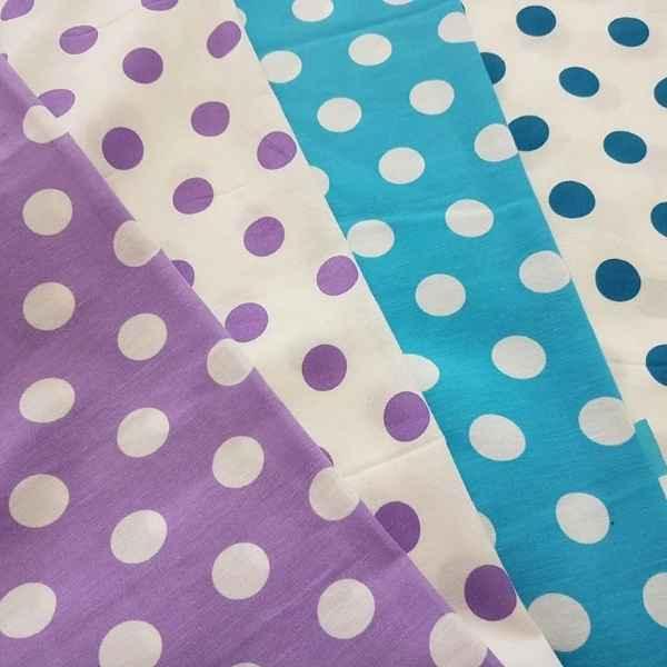 Polka dot fabric, Polyester Cotton Print 58" Wide | Fabric Design Treasures