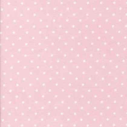 Polka Dot Rose Cozy Cotton FLANNEL | Fabric Design Treasures